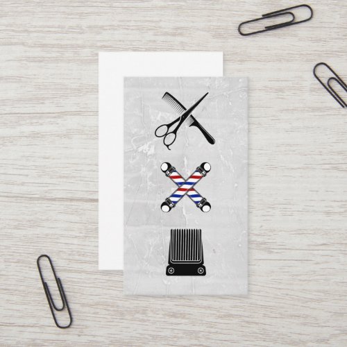 Barber Shop icons  Haircut Business Card