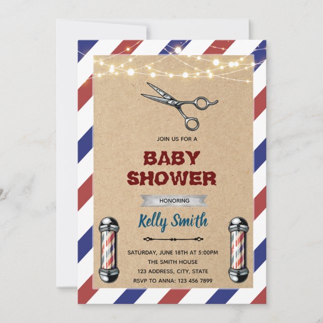 Barber shop invitation (Front)