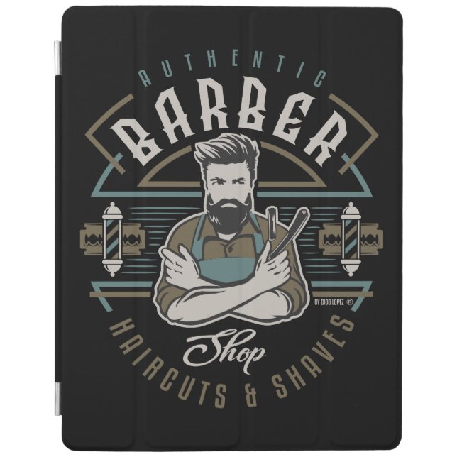 Barber Shop iPad Smart Cover (Front)