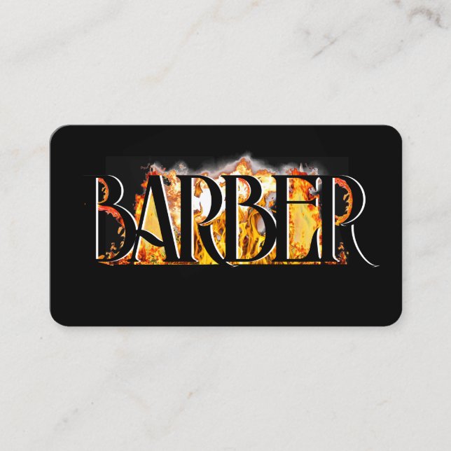Barber shop logo / business card (Front)