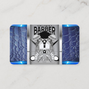 Barber shop logo / skull business card