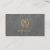 Barber shop luxury logo appointment template (Front)