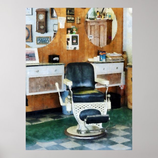 Barber Shop One Chair Poster (Front)