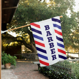Barber Shop Open Weatherproof Flag Sign