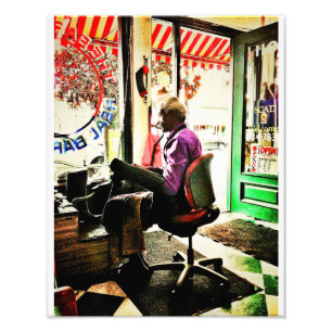 Barber Shop Photo Print