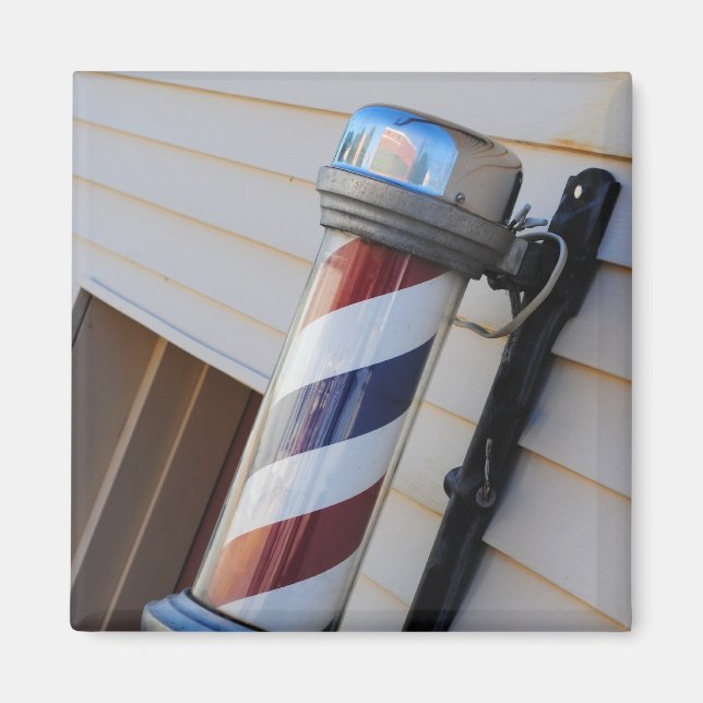 Barber Shop Pole Magnet (Front)