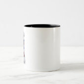 Barber Shop Pole Two-Tone Coffee Mug (Center)