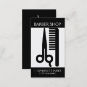 Barber Shop Salon Beauty Business Card (Front/Back)