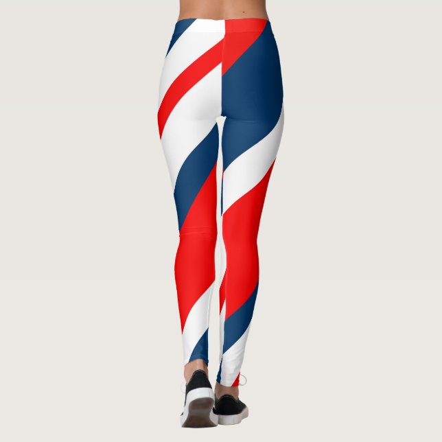 Vertical Stars and Stripes Leggings - Plus Size | Only Leggings Superstore