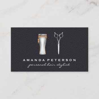 Barber Shop Tools Business Card by lovely_businesscards at Zazzle