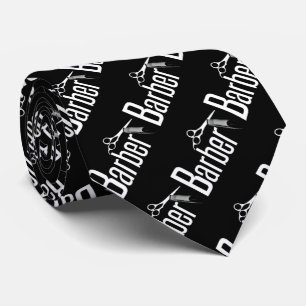 Barber Shop Tools Neck Tie