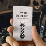 Barber Shop Vintage Barber Pole Barbershop Hair Business Card<br><div class="desc">Barber Shop Vintage Barber Pole Barbershop Hair Business Cards.</div>