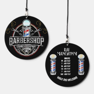 BARBER SHOP  WIND CHIME 