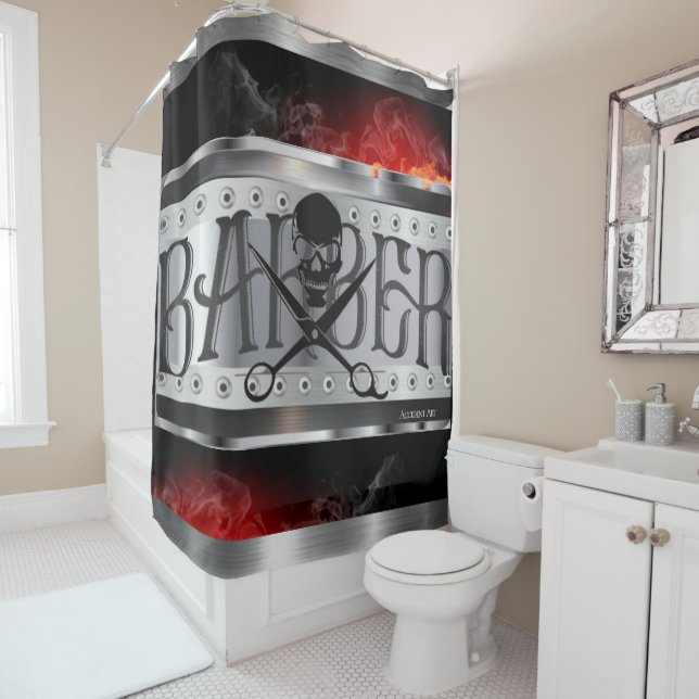 barber  shower curtain (In Situ)