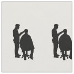 Barber Silhouette Fabric Material