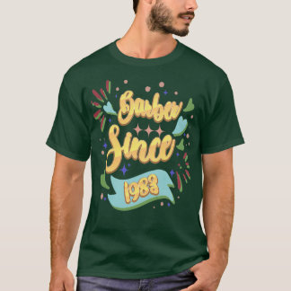 Barber Since 1983 Local Barber Gift Ideas For Hair T-Shirt