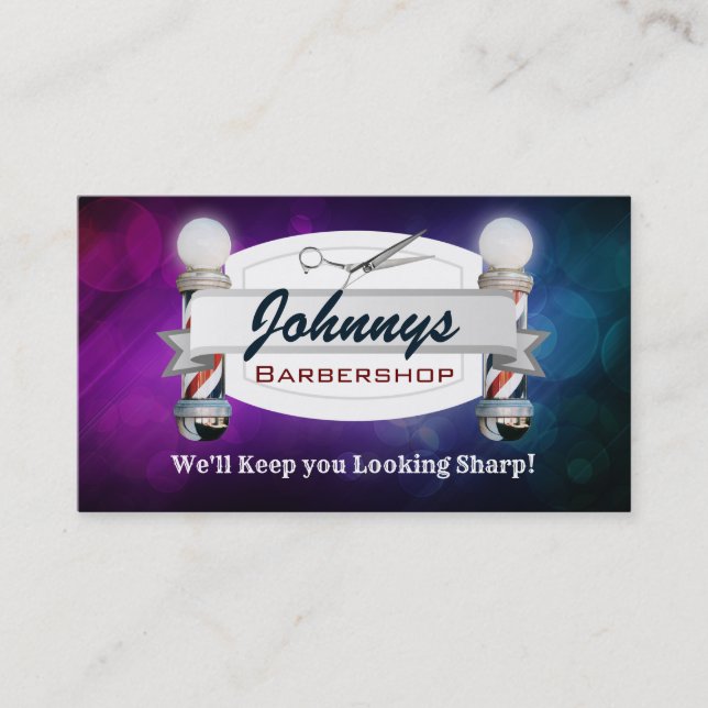 Barber Slogans Business Cards (Front)