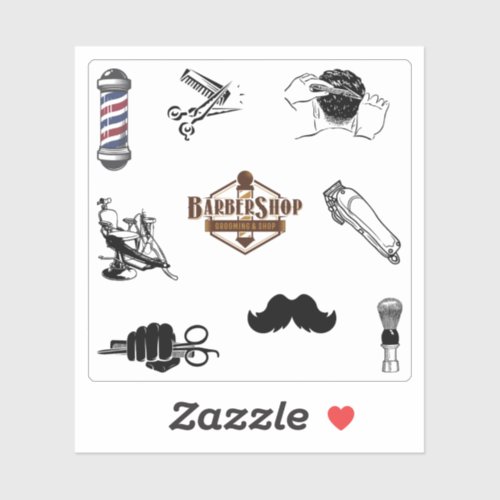 Barber Stickers