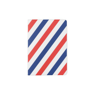 Barber Stripes Passport Holder
