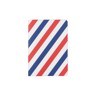 Barber Stripes Passport Holder