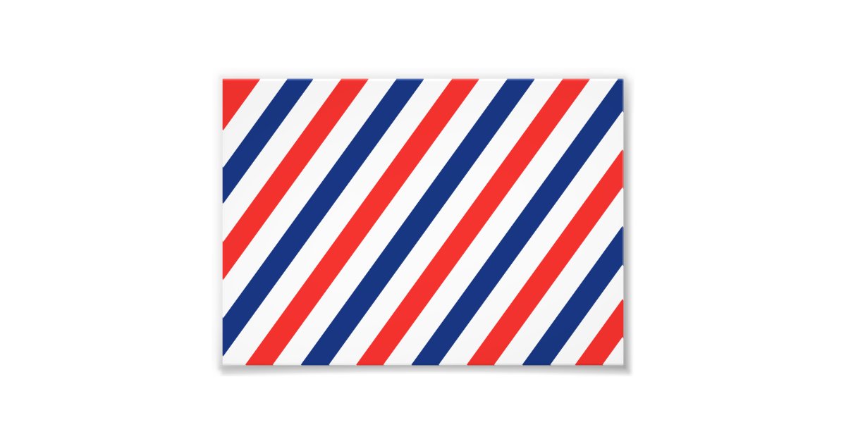 Barber Stripes Photo Print Zazzle