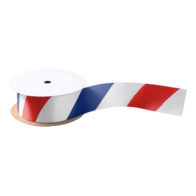 Barber Stripes Satin Ribbon (Spool)