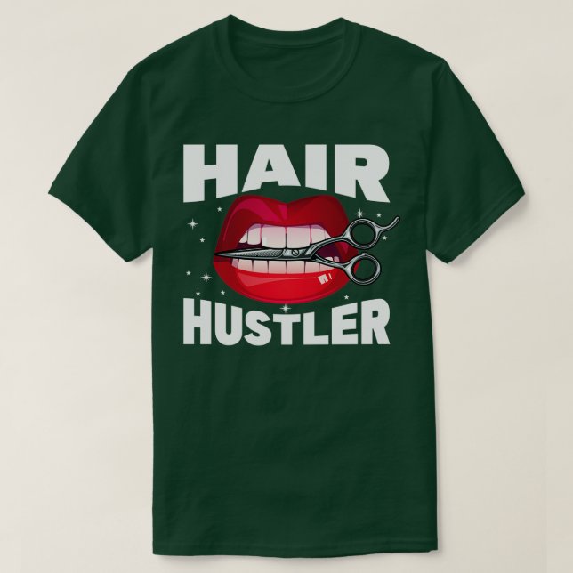 Barber Supplies Hairdresser Hair Salon Chair Barbe T-Shirt (Design Front)
