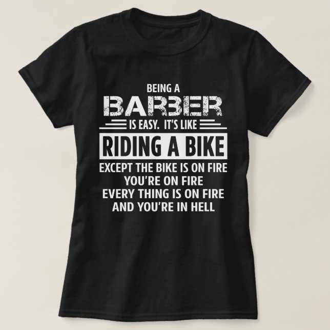 Barber T-Shirt (Design Front)