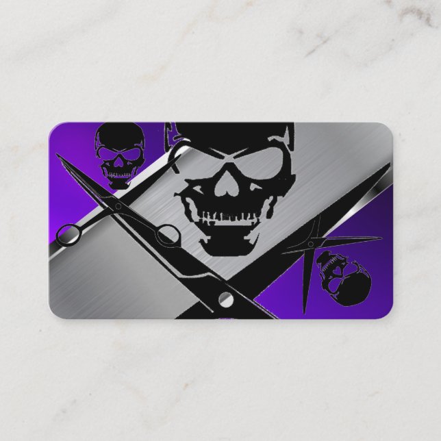 barber Template Business Card (Front)