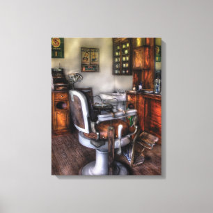 Barber - The Barber Chair Canvas Print