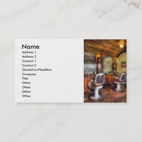 Barber - The Barber Shop Business Card