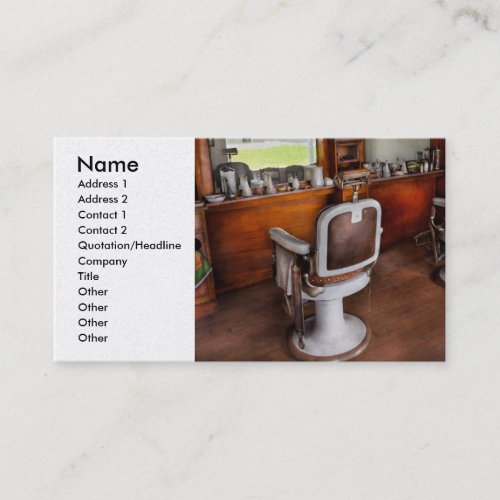 Barber - The Hair Stylist Business Cards
