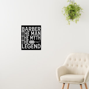 Barber The Man 2024 Foam Board
