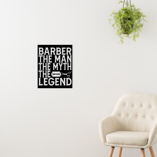  Barber The Man 2024 Foam Board