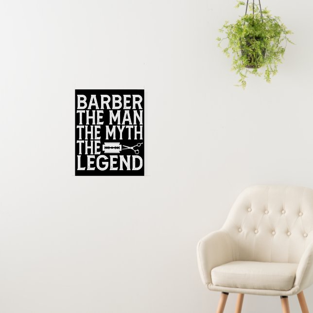  Barber The Man 2024 Foam Board (In Situ (Wall))