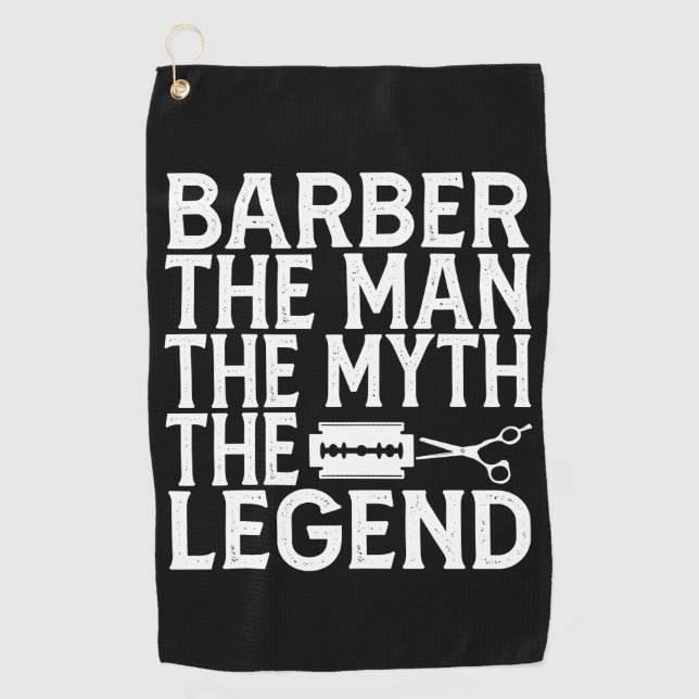  Barber The Man 2024 Golf Towel (Front)