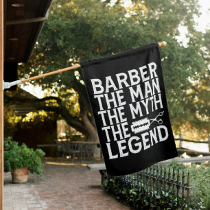Barber The Man 2024 House Flag