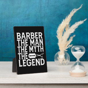 Barber The Man 2024 Plaque
