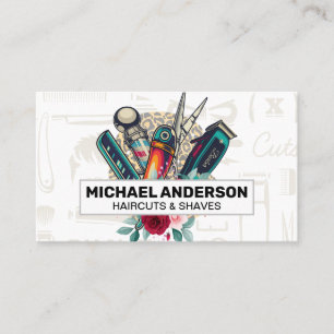 Barber Tools Hair Care Business Card