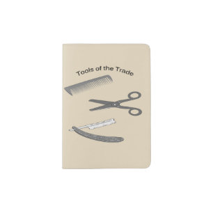 Barber Tools of the Trade Passport Holder