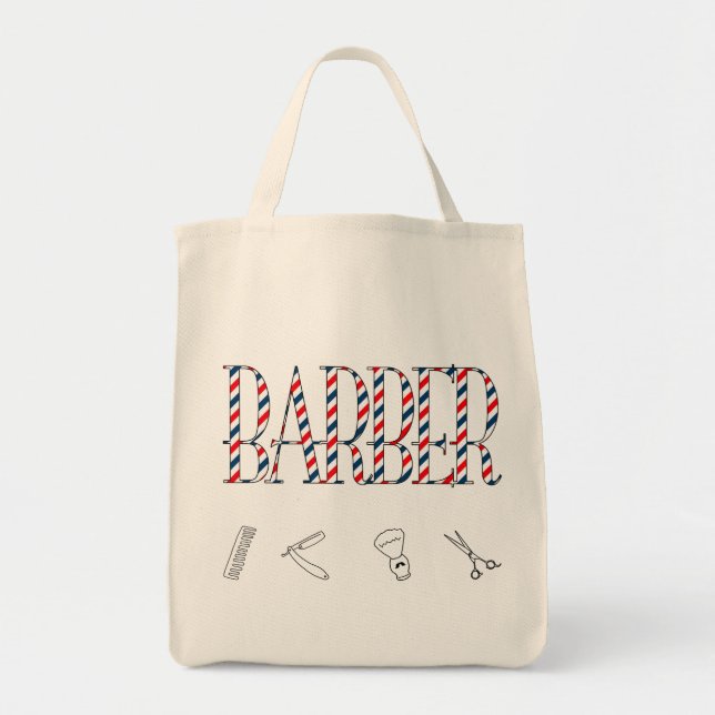 Barber Tote Bag (Front)