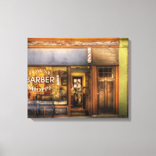 Barber - Towne Barber Shop Canvas Print