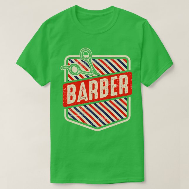 Barber Vintage 2 T-Shirt (Design Front)