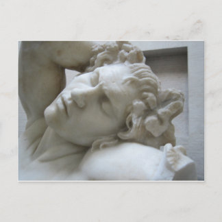 Barberini Faunus - sexy handsome guy sculpture Postcard