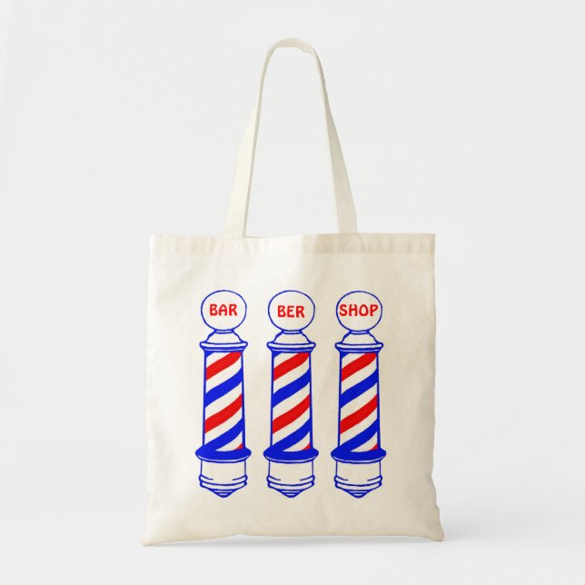 Barberpoles Tote Bag (Front)