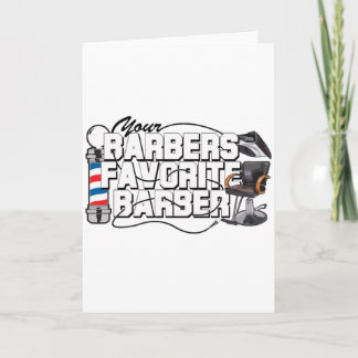 Barbers Favorite Barber Card