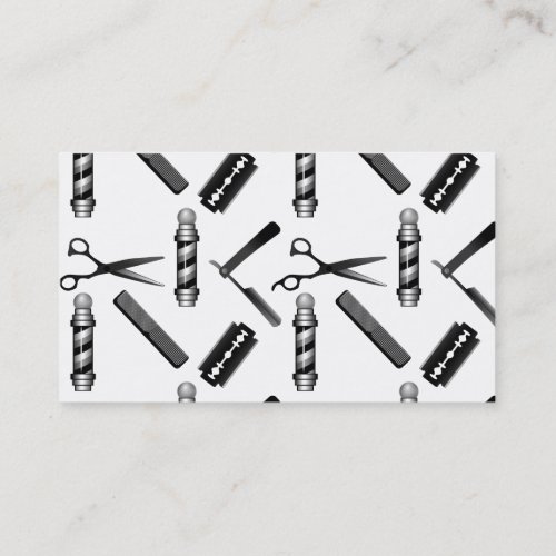 Barber's Shop Hairdresser Business Card