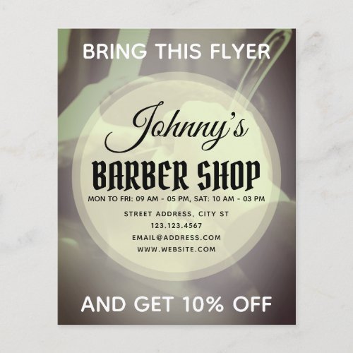 Barbers style professional  flyer