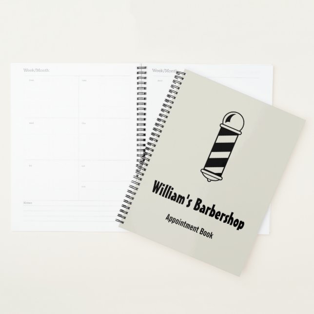 Barbershop Appointment Book Planner (Display)