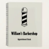 Barbershop Appointment Book Planner | Zazzle